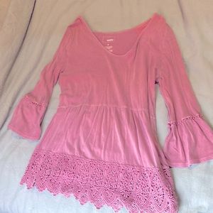 Mauve 70s style top